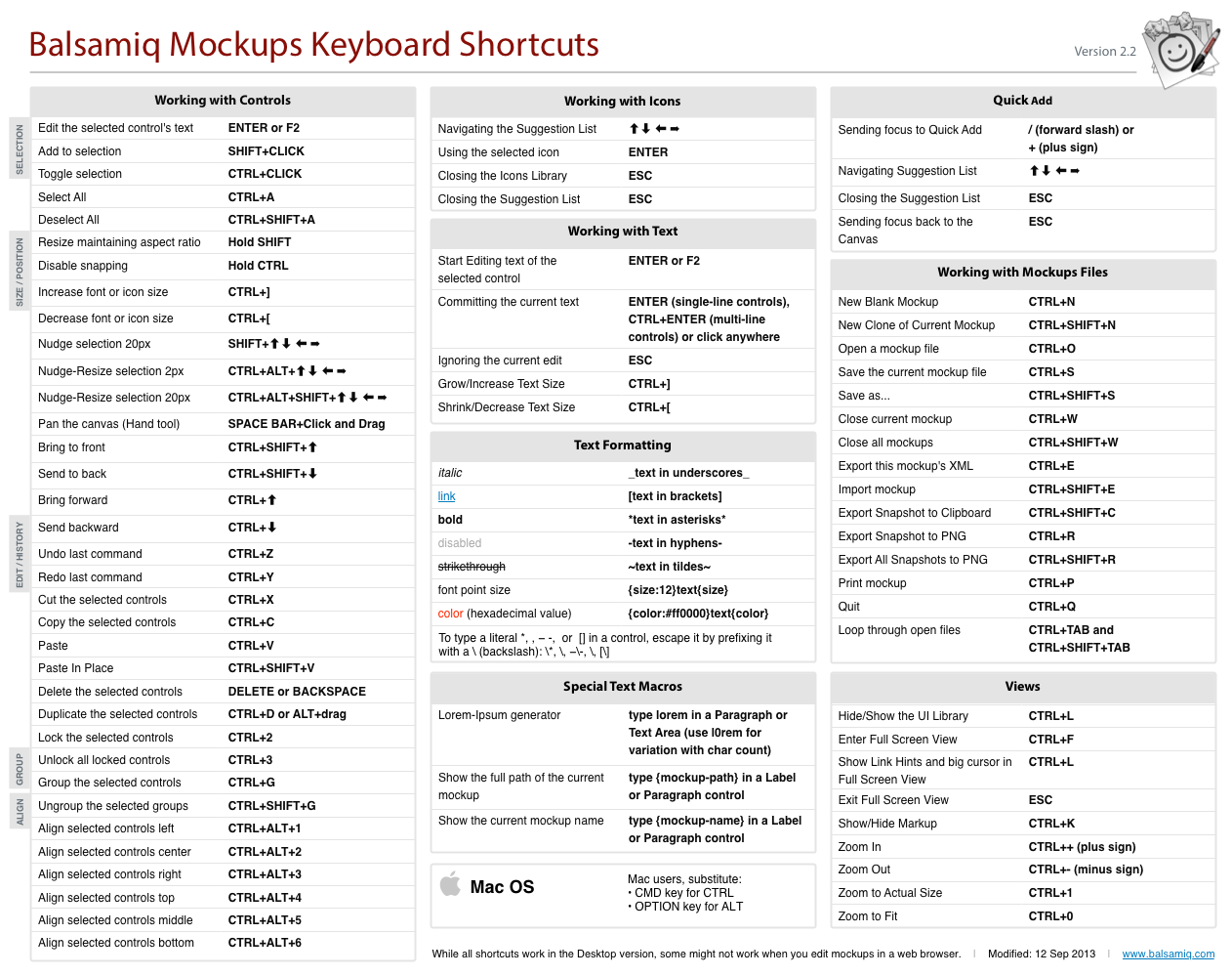 word 2016 for mac keyboard shortcuts
